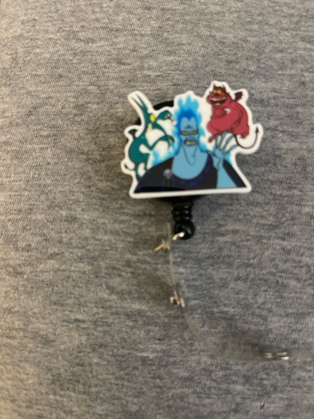 Animated Villain Badge Reel in Blue, Teal, Red
